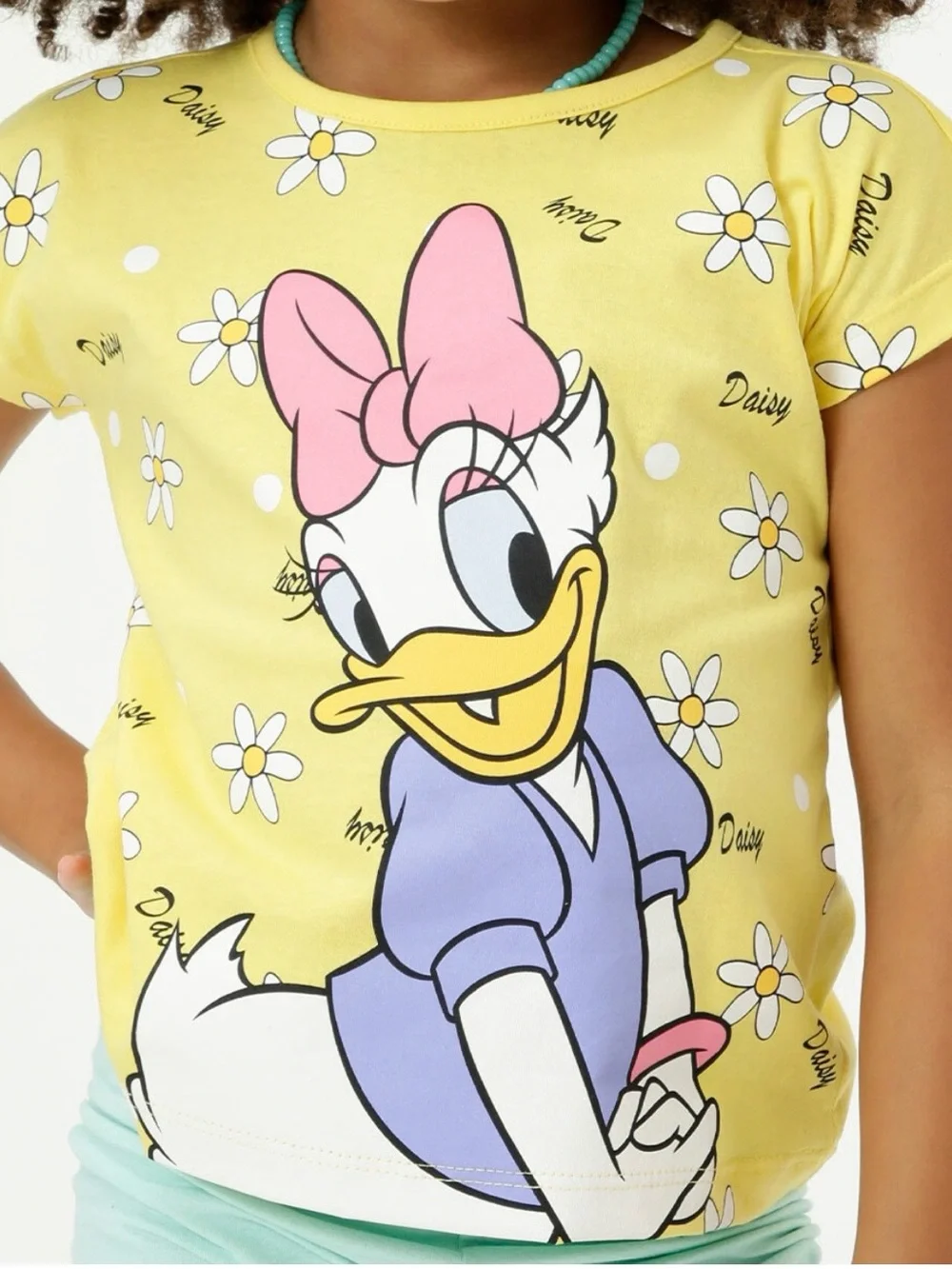 Baby Gap Disney Daisy Duck Graphic Tee Yellow Size 4 Years Great Condition